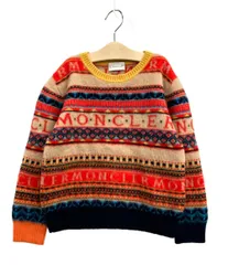 モンクレール 長袖セーター ロゴ キッズ SIZE 130 MONCLER