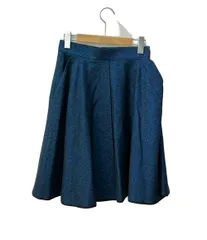 美品 ランバンオンブルー フレアスカート レディース SIZE 38 (S) LANVIN en Bleu