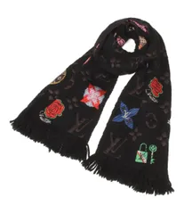 ルイ・ヴィトン マフラー エシャルプ ロゴマニア M71060 レディース LOUIS VUITTON