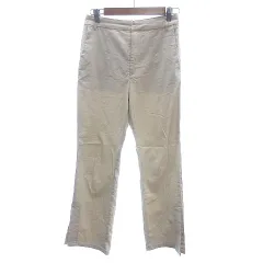 ローリーズファーム LOWRYS FARM パンツ スラックス ストレート イージー 麻混 リネン混 M ベージュ /AU