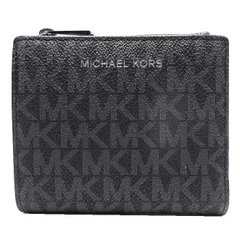 マイケルコース 二つ折り財布 (小銭入れ有り) MICHAEL KORS COOPER ジップ ウォレット 36S5LCOE8B BLACK アウトレット メンズ