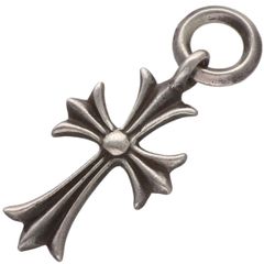 中古】 CHROME HEARTS クロムハーツ ダブルIDブレスレット フローラル