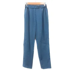 N.Natural Beauty Basic N.ナチュラルビューティーベーシック テーパードパンツ スラックス M 青 ブルー /MN