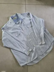 オーバーサイズ ストライプ シャツ L