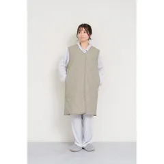 ☆ 04.グレージュ ☆ キルティングベスト キルティングベスト レディース ジレ ロングジレ 前開き フロントボタン ノースリーブ おしゃれ ロングベスト ロング丈 撥水 はっ水 トップス かわいい カジュアル 暖かい 防寒 シンプル 無地 体型カバー