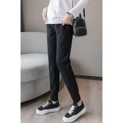 ☆ Aブラック ☆ XLサイズ ☆ マタニティーパンツ ボトムス ジョガー 2タイプ マタニティ パンツ マタニティパンツ 裏起毛 レギンス スパッツ マタニティウェア レディース 妊婦服 ズボン ずぼん マタニティー maternity pants 妊婦