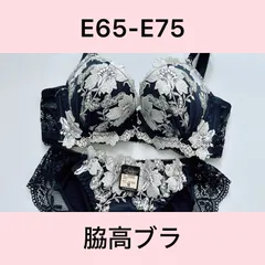 sanei/サンエイ/10469EFNV/ブラショーツセット/ネイビー/脇高育乳ブラ/E70,E75,E80