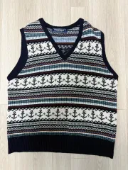 Guernsey Woollens(ガンジーウーレンズ) パータン ニット ベスト BEST XL