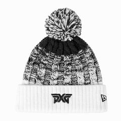 [ピーエックスジー] ビーニー Ombre Knit Pom Beanie White
