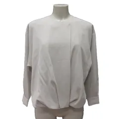 アズールバイマウジー AZUL by moussy ブラウス 長袖 S グレージュ /MS