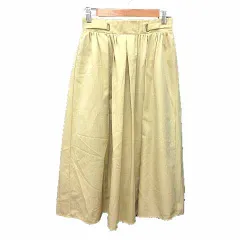 イノウェーブ INNOWAVE フレアスカート ロング M 黄色 イエロー /YK