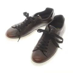 【中古】チャーチ CHURCH'S 型押しレザー スニーカー ブラウン【サイズ7 1/2】【メンズ】のサムネイル