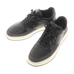 【中古】コールハーン COLE HAAN レザー スニーカー ブラックxグレー【サイズ9M】【メンズ】