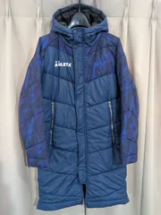 ATHLETA アスレタ 迷彩 カモフラージュ 切替 中綿 ベンチコート 140 ジュニア