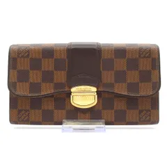 LOUIS VUITTON(ルイヴィトン) 長財布 ダミエ ポルトフォイユ・システィナ N61747 エベヌ