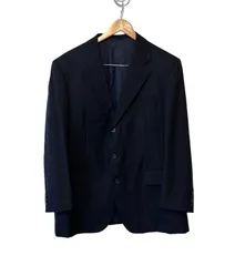 RE331 BURBERRY バーバリー　ジャケット　ビジネス　メンズ　ブラック　黒　サイズ42