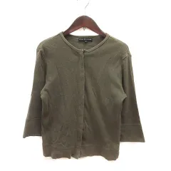 アールエルラルフローレン RL RALPH LAUREN カーディガン ニット 七分袖 L カーキ /MS