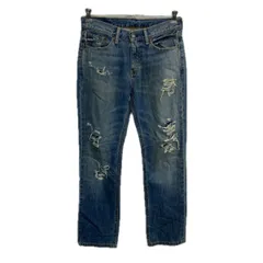 メキシコ製 Levi's 514 デニムパンツ W30 ブルー リーバイス ジップアップ アメカジ ジーンズ デニム コットン 2511-267