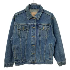 香港製 THE LONDON JEANS デニムジャケット S インディゴブルー ザロンドンジーンズ ボタンダウン コットン100% Gジャン 秋物 a711-6049