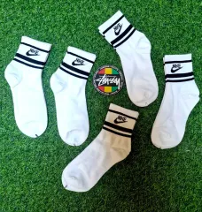 ナイキ ソックス ロークルー 一般 厚さ 白 5足 セット