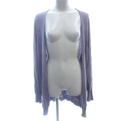 ロペピクニック ROPE Picnic ニット カーディガン トッパー 長袖 38 M 紫 パープル /AU