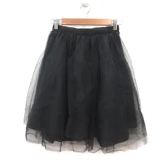 フレイアイディー FRAY I.D フレアスカート ミニ チュール 0 黒 ブラック /MS