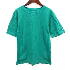 チャンピオン CHAMPION カットソー Uネック 半袖 L 緑 グリーン /RT ●RY
