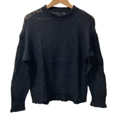 美品 24AW JOURNAL STANDARD ジャーナルスタンダード モヘヤブレンド 長袖 ニット セーター ブラック レディース 古着 中古 USED