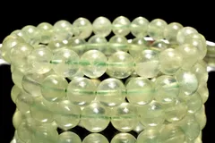 瑞々しい プレナイト(葡萄石)　9mm　ブレスレット 1個売り パワーストーン 天然石 _BG6166-9