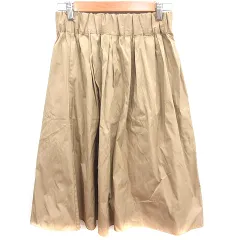 アーバンリサーチ URBAN RESEARCH スカート フレア ロング F ベージュ /RT