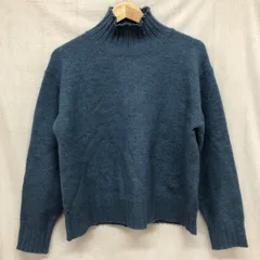 アーバンリサーチドアーズ 23AW タートルネックプルオーバー ウォッシャブルニット オーバーサイズ FREE相当 ブルー