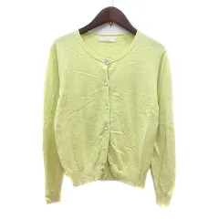 エニィスィス エニシス anySiS カーディガン ニット 2 M 黄色 イエロー /MN