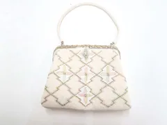 【京松】和装小物 ビーズバッグ 昭和レトロ  kyo7w11-1667