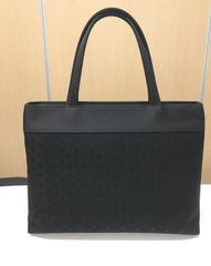 極美品】和装バッグ 印伝調 青海波 漆 緑×黒 高級ハンドバッグ 