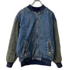 YUKON TRAIL ブルゾン デニム スタジャン 古着 90s - メルカリ