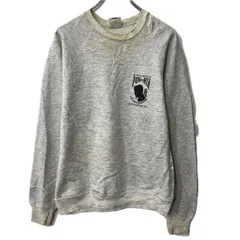 USA製 Lee プリントスウェット トレーナー L グレー系 リー バックプリント プルオーバー カットソー トップス 秋物 a711-6132