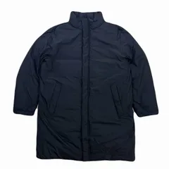 ユニクロ スタンドカラー ダウンコート ブラック 黒 メンズ XLサイズ 最高の防寒性 シンプルデザイン