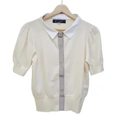 未使用♡2023年♡エムズグレイシー 袖チュール 半袖 ニット