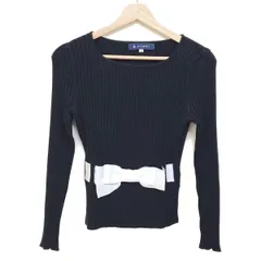 最終価格　タグ付き新品　エムズグレイシー　おリボンリブニット　40サイズ 2025年最新】エムズグレイシー ニットリボンの人気アイテム - メルカリ