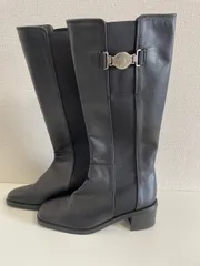 未使用品　KENZO レザー　ロングブーツ　黒　35 1/2