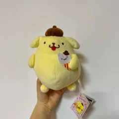 タグ付き サンリオ ポムポムプリン 限定モデル マフィン アイスクリーム マスコット ぬいぐるみ