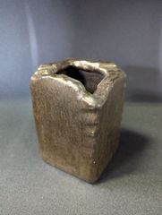 越中瀬戸焼　面取 花入　花器　釈永由紀夫造　② 越中瀬戸焼 面取 花入 花器 釈永由紀夫造 ① - メルカリ