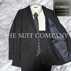 極美品✨ザ スーツカンパニー ETHOMAS スーツ 紺 ネイビー チェック