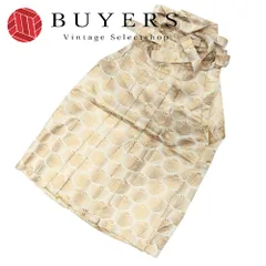 【中古】 子供着物 袴 七五三 化学繊維 ゴールド系 男の子 和装 呉服 和服 きもの