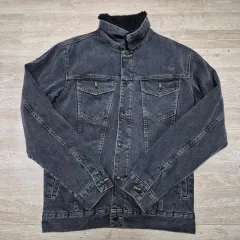 ザラ ブラックデニム トラッカージャケット