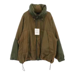 beautiful people ビューティフルピープル 25AW 1545102007 nylonrip dyedpadding monsterparka blouson 中綿 モンスターパーカー リバーシブル ブルゾン カーキ系 36【美品】【中古】のサムネイル