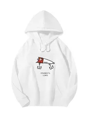 送料無料  パーカー　釣り お気に入りのルアー ホワイト ブラック グレー アイボリー メンズ レディース　かわいい　ユーモア　パロディ 柔らかい肌触り オシャレ 快適 フード付きスウェット　スポーツ　旅行通勤 部屋着 春秋冬