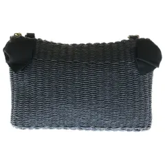 ANTEPRIMA (アンテプリマ) MIST 編込 チェーンショルダーバッグ ネイビー