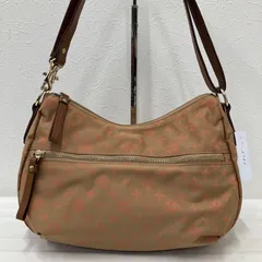 6396　russet ラシット　ショルダーバッグ　トートバッグ　ベージュ　オレンジベージュ　オレンジ　レディース　ナイロン　レザー　ポケット多数　シンプル　きれいめ　カジュアル