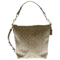 COACH (コーチ) シグネチャーロゴ 2WAY ハンド ショルダーバッグ ブラウン F31477 レディース